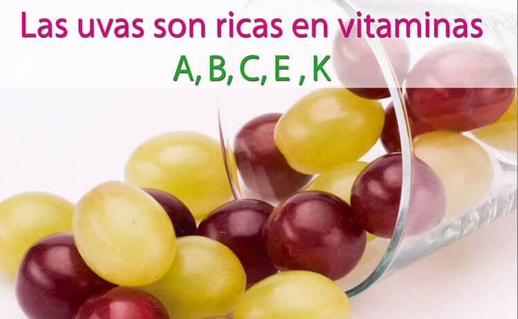 Uvas muy ricas en vitaminas
