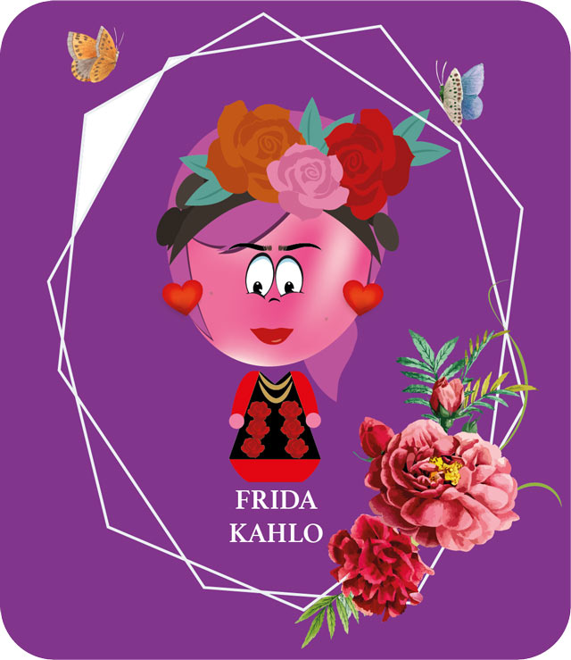 Candy Hearts homenaje a Frida Khalo
