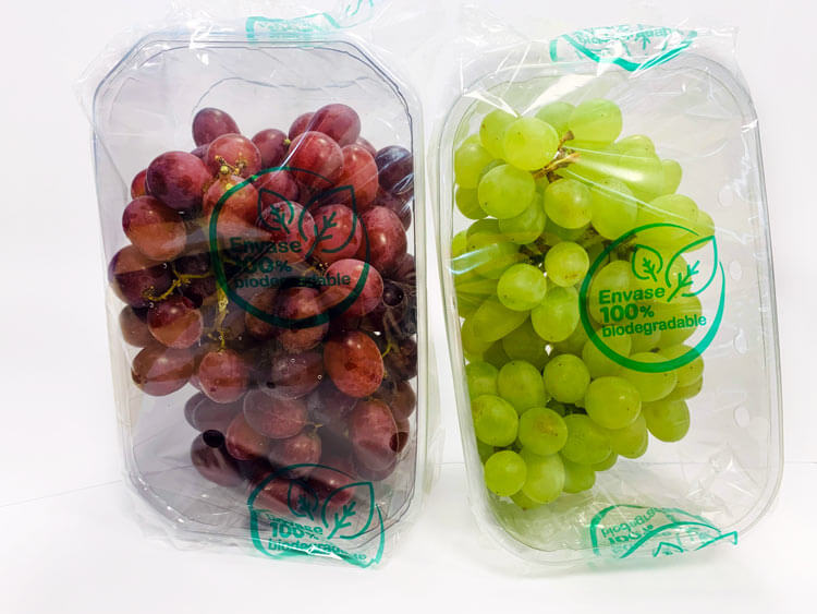 Conservación de uva la uva envase flow pack